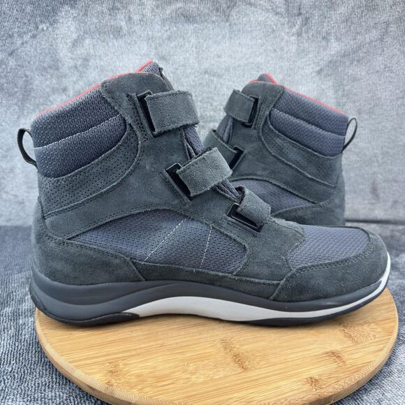 L.L.Bean Boots Mens Size 11 Gray Hook-and-Loop Strap Insulated PrimaLoft Winter - Picture 6 of 10